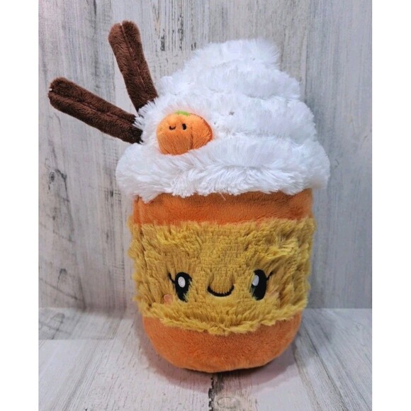 Squishable Comfort Food Pumpkin Spice Latte Plush Toy Pillow 12" Cup Coffee - Picture 1 of 12